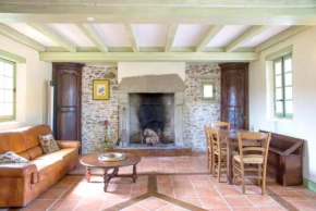 Maison de 2 chambres avec jardin clos et wifi a Landevieille